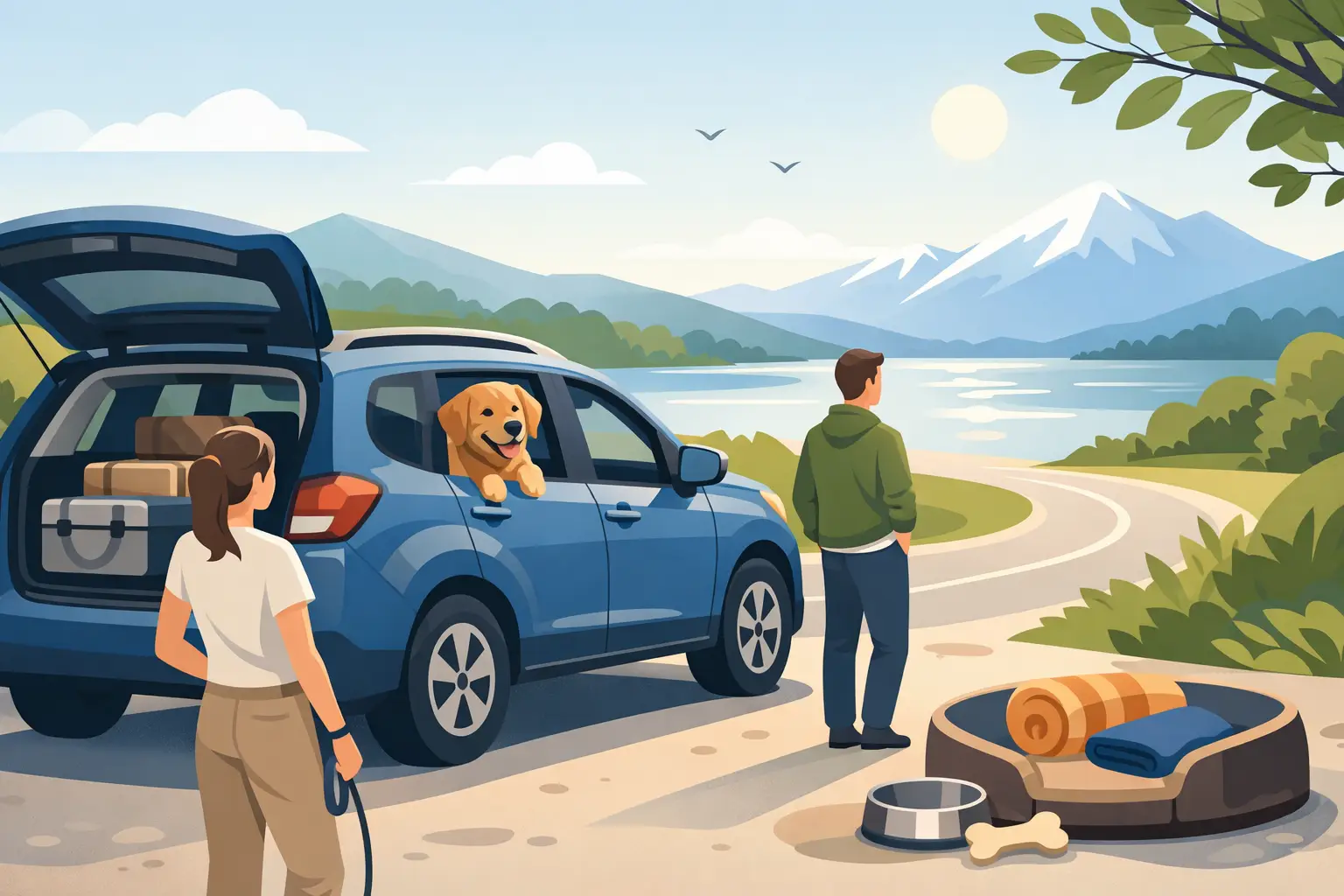 Autoreise mit Hund planen und entspannt starten