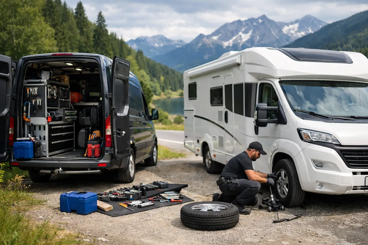 Mobile Werkstatt fürs Wohnmobil: Hilfe unterwegs