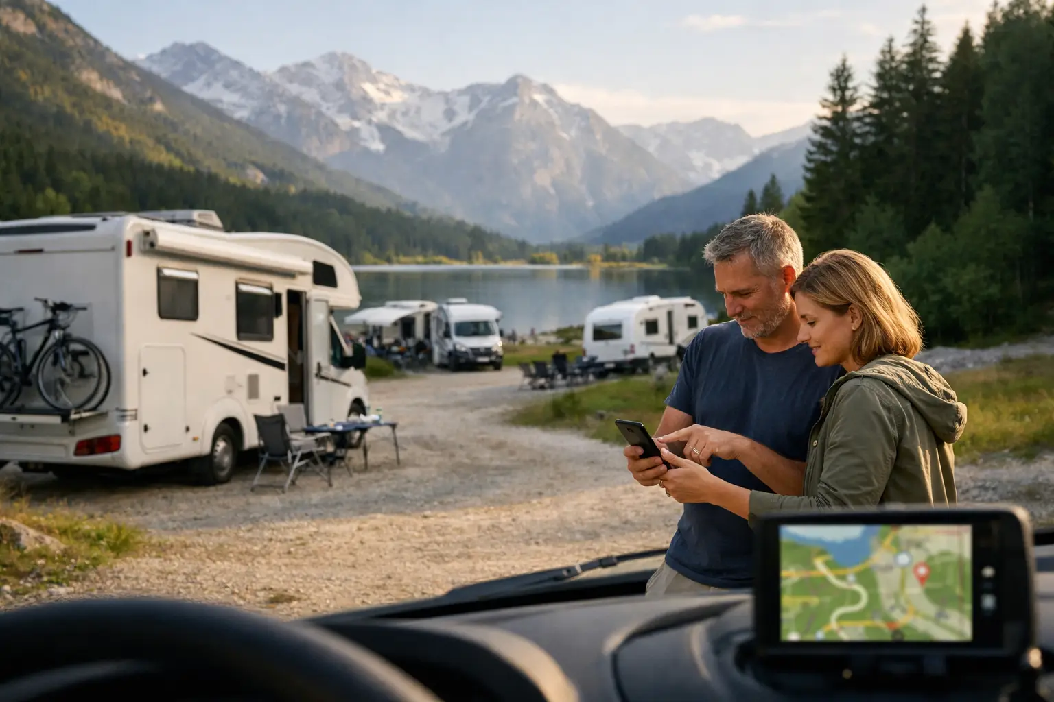 Stellplatzsuche für Wohnmobilreisen ohne Stress